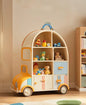 Bus Shaped Kids Storage Cabinet – Multi-Compartment Organizer